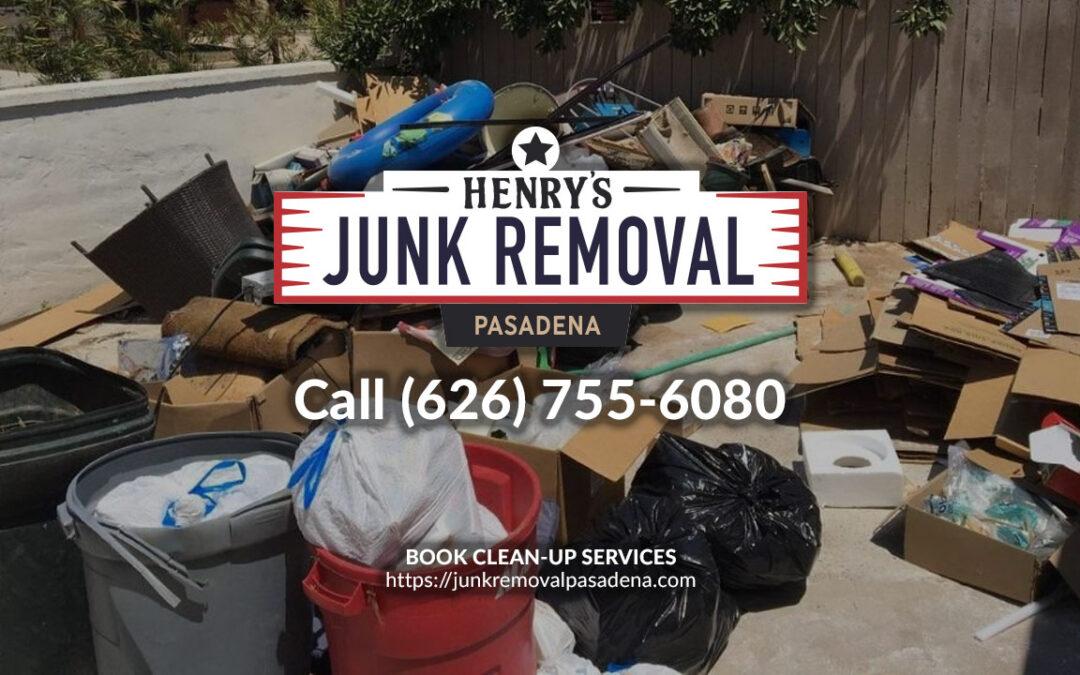Pasadena’s Top Junk Hauling Services: From Yard Waste to Appliance Removal