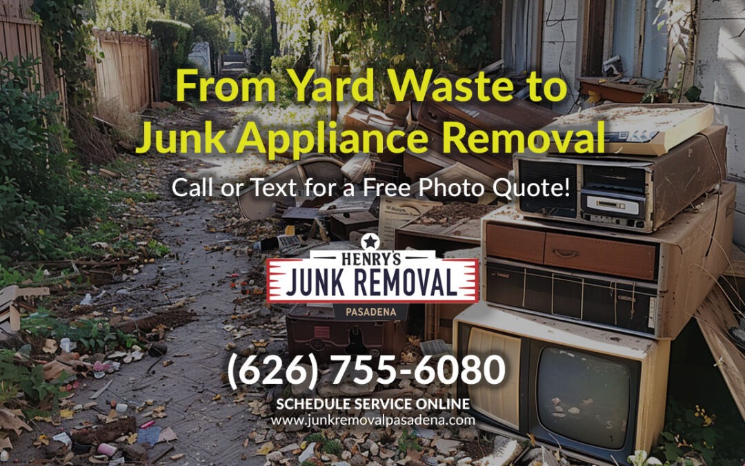 From Yard Waste to Appliance Removal; Fast, Friendly & Affordable!