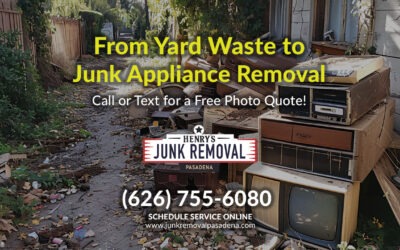 From Yard Waste to Appliance Removal; Fast, Friendly & Affordable!