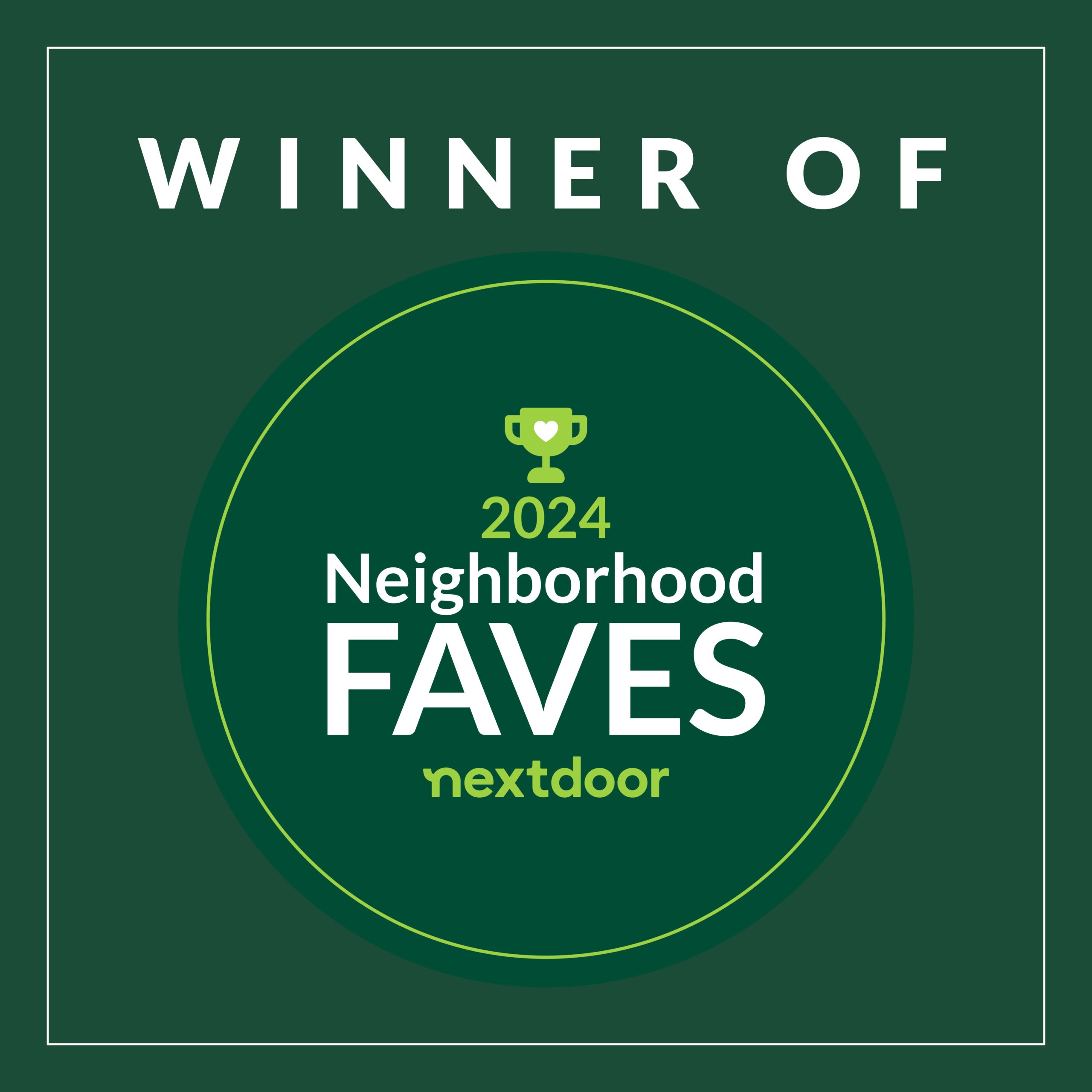 2024 Nextdoor Neighborhood Faves
