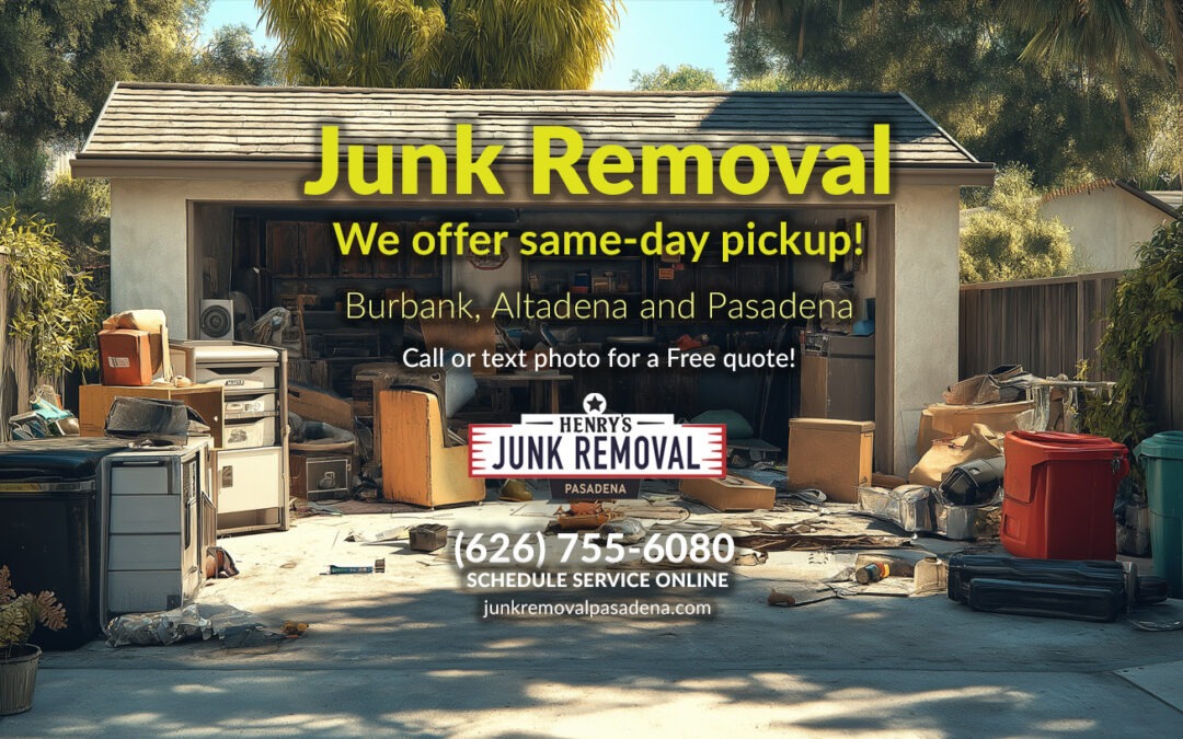 Remove busted fridge, old TV, computer or pile of rubble!