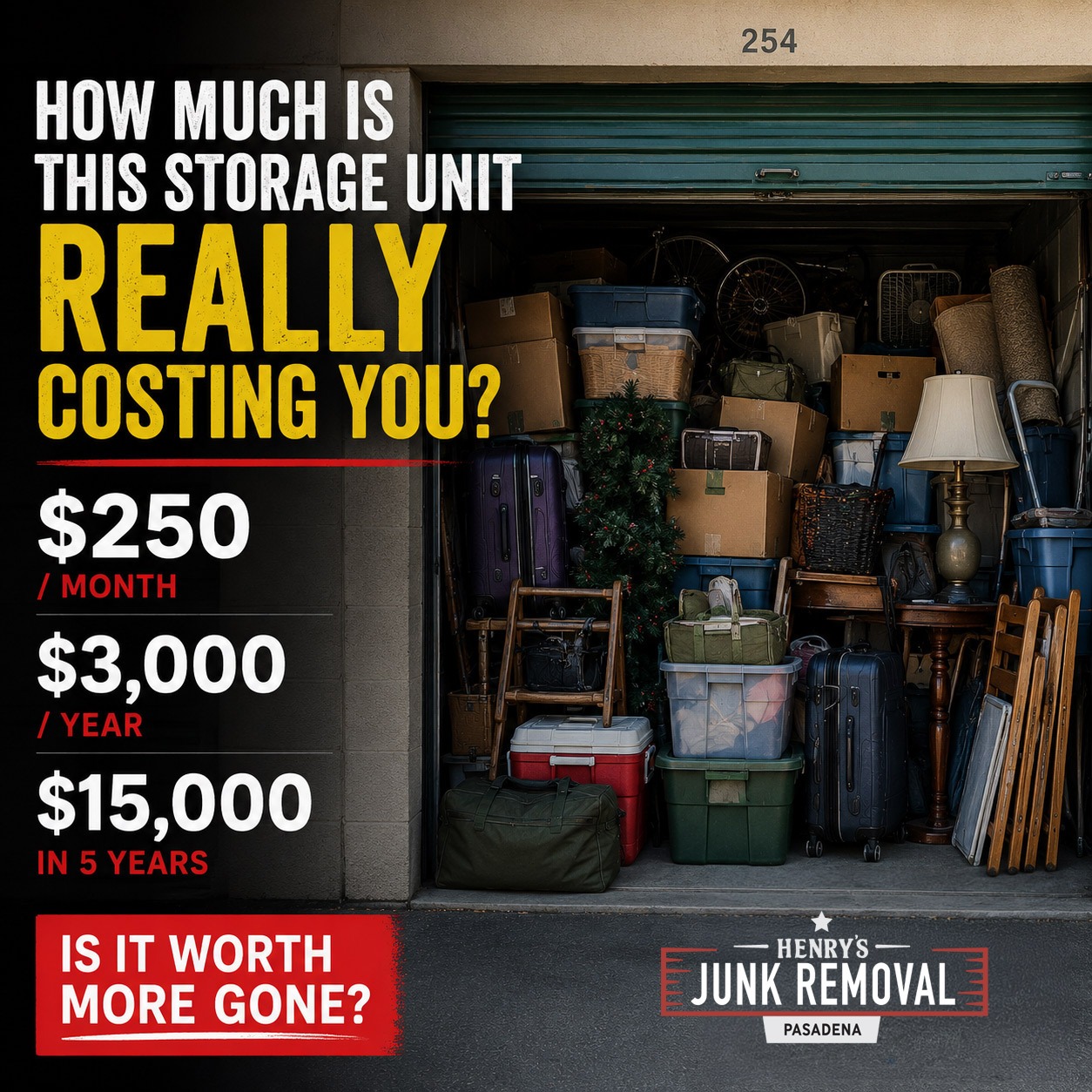 how much is storage costing you?