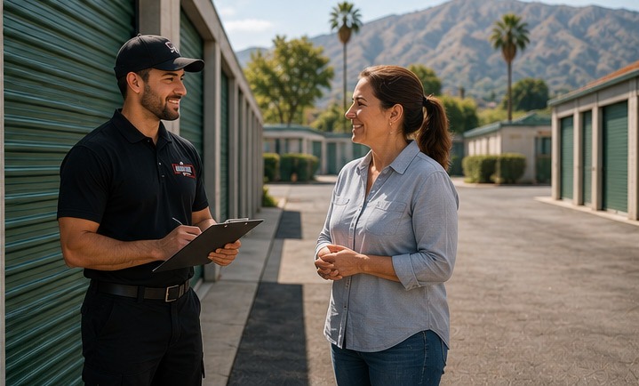 schedule junk removal pasadena clean out storage