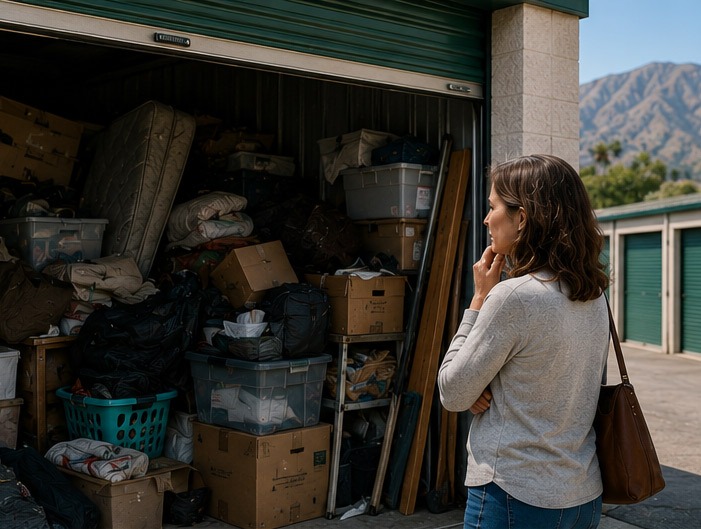 storage space cleanout junk removal pasadena